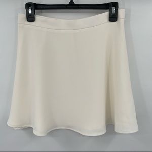 Express White Skater Skirt
